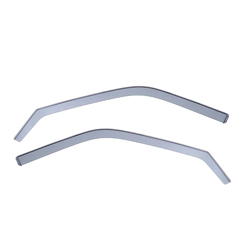 Modifycar - Deflectores Compatibles con Nissan Terrano II 2000-2004 - Vidrio Acrílico Duradero - Derivabrisas Delanteros Ahumados para Ventanillas - Instalación Interior - 2 Unidades