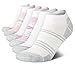 Reebok Women?s Athletic Socks ? Performance Cushioned Low Cut Socks (6 Pack), Size Shoe Size: 4-10, Black Pattern