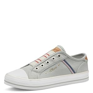 s.Oliver Damen Slip On Sneaker ohne Schnürsenkel Flach