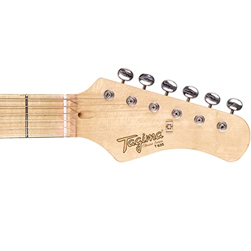 GUITARRA ELETRICA CLASSIC TAGIMA STRATO T-635 METALLIC RED ESCALA CLARA
