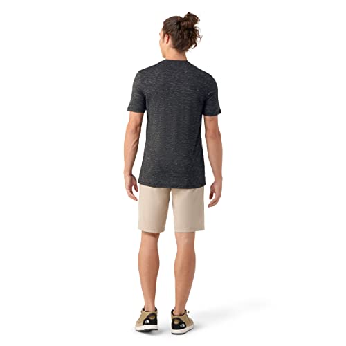 Smartwool Men's Merino Hemp Blend Pocket Tee Black Heather M2