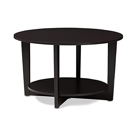 Mesa de café Baxton Studio Belina marrón Cover