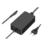 Surface Pro Charger 44W, Surface Pro Laptop/Tablet Charger, Compatible for Surface Pro 7/6/5/4/3/X, Surface Book, Surface Go/3/2/1 Power Supply Adapter-Black