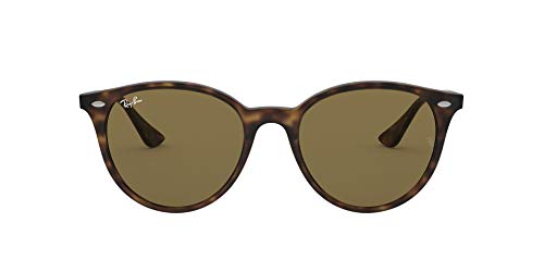 Ray-Ban unisex adult Rb4305 Sunglasses, Havana/Dark Brown, 53 mm US