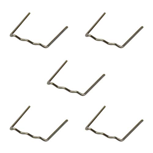 OIMERRY Bumper Repair Hot Staples for Welding PVC ABS Nylon Plastic, 300PCS 0.6mm and 300PCS 0.8mm Flat Staples