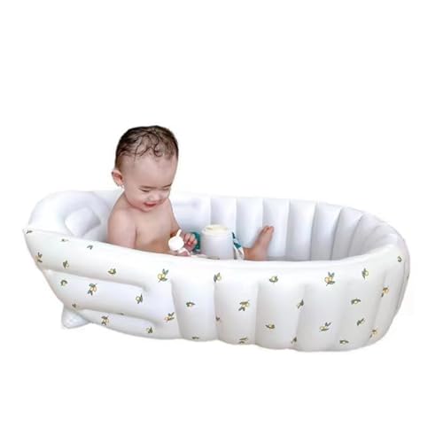 Baignoire gonflable pour bébé 90x55x30cm pliable pour éviter les chocs et glissades