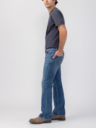 Image of Silver Jeans Co. Mens Jace Slim Fit Bootcut Jeans