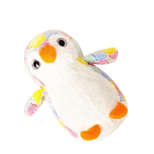 Image of Flufies Plush Toys - Snuggly and Aesthetic Stuff Plush Toys and Baby Toys - Soft Toys for Baby Girl and Baby Boy - Soft Toys for Girlfriend Gift (Colorful Penguin)