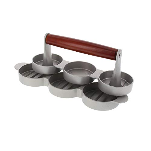 Eurosan H3 Hamburger-Presse für 3 Mini-Burger Patties,...