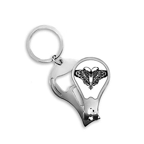 Coupe-ongles Papillon Toenail Clipper avec motif silhouette ailes ondulées