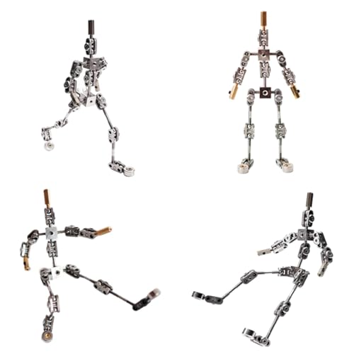 Squelette humanoïde articulé pour stop motion haute précision 12-18cm