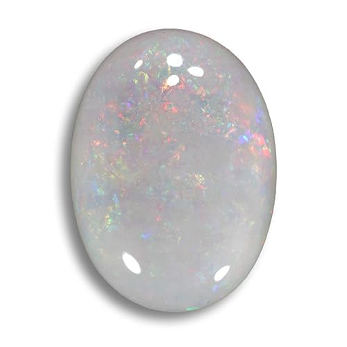 Pierre astrologique australienne blanche de 4,25 Ratti pour bague