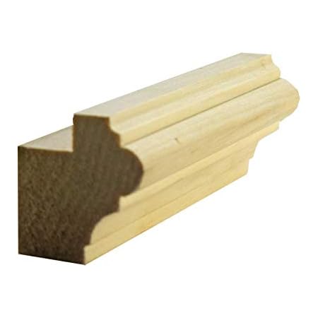 Poplar Light Rail Moulding 1 3 8 X 1 3 8 X 95 Ewlr14 Amazon Com