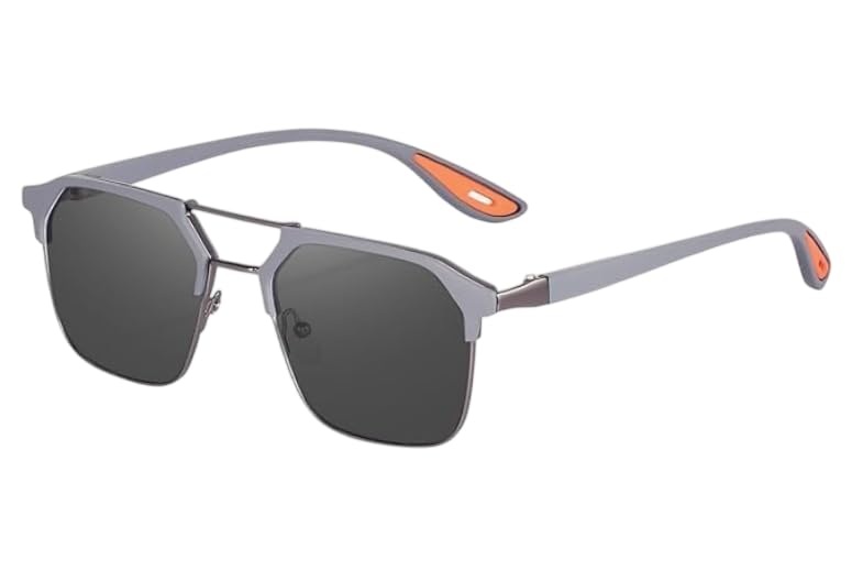 Eyesentials Stylish Sunglasses for Men and Women Classic Design UV400 Protection Lightweight Frame Modern Unisex Eyewear for Driving Travel Outdoor Fashion Use