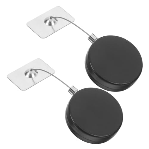 Mipcase 2 pezzi Cavo Sicurezza Retrattile con Telecomando Cavo Estensibile Automatico con Fissaggio Adesivo per Telecomandi Tv e Dvd