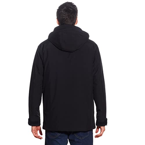 Weatherproof Ultra Tech Mens Jacket Winter Coat for Men Winter Coat Rain Jacket for Men with Fleece Bib and Removable Hood2