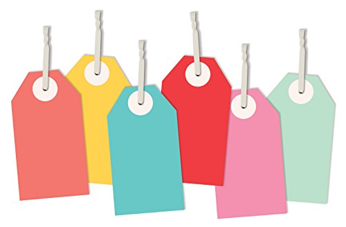 The Gift Wrap Company Vintage Gift Tags, 3.25 X 1.75-inches, Multicolor