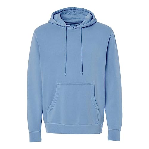 Independent Trading Co Light Blue Pigment Dyed Hoodie Light BlueL