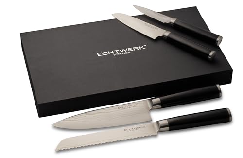Couteau de chef et set damassé ECHTWERK pour amateurs de haute cuisine - 3