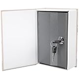 Coffre-fort caché – ce cadenas à livre est idéal pour ranger en toute sécurité des objets de valeur ou des effets personnels. boîte à clés