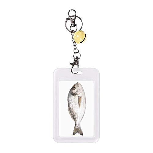 Pochette de protection pour carte de crédit Ocean Fish avec cloche jaune