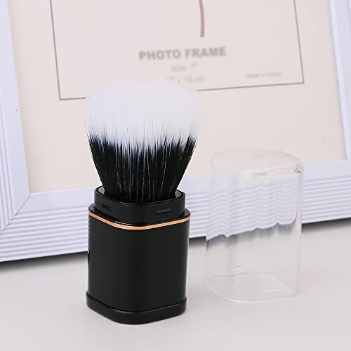Yoseng Stippling Brush, Dual-Fiber, Retractable Travel-Size Face Blush Brush,With Synthetic Custom Cut Bristles For An Even And Streak Free Makeup Application Powder Cosmetics, Vegan, Cruelty Free #TOP4