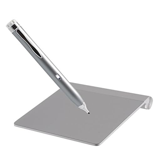Navitech Silver Pro Works Active Stylus-penna kompatibel med Apple Magic Trackpad