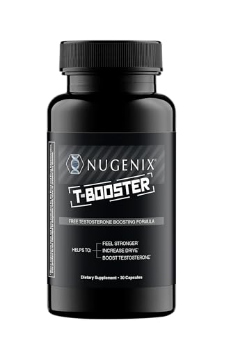 Nugenix T Booster - Free Testosterone Booster Supplement for Men, 30 Count