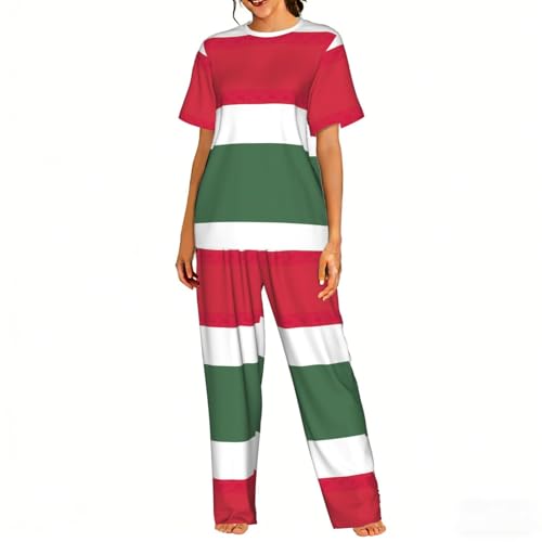 Pyjama imprimé Hongrie pour femme le cadeau idéal pour des moments de détente absolue