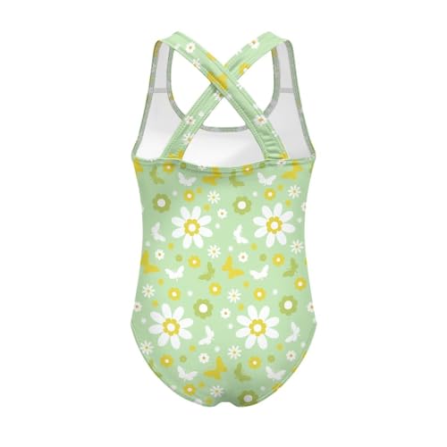 Image of Kids One Piece Swimsuit for Girls 5-14 Years Old Pretty Secure and Comfortable