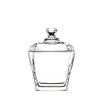 Glass Sugar Bowl Candy Dish with Lid Airtight Candy Dish Elegant Kitchen Countertop Storage for Sugar, Sweets, Snacks & Coffee Pods, Clear Glass Container for Pantry, Dining Table Decor ，8oz,240ml