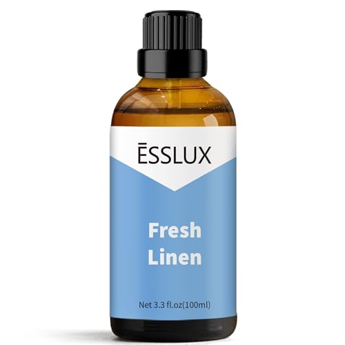 Fresh Linen Fragrance Oil, ESSLUX Large Single Scented Oils 100