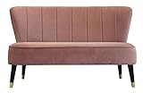 Casa Padrino Luxus Neo Classical Sofa 131cm - Luxus Qualität 60er Sixties 50er Fifties, Farbe:Hellblau