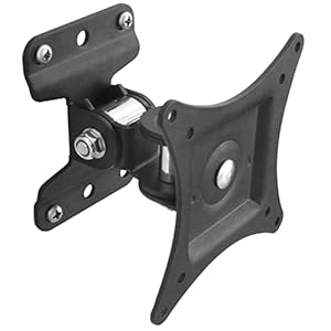 Drall Universal TV Wandhalterung für 13-32 Zoll - 360° Grad drehbar, schwenkbar, neigbar - Halterung für LED LCD OLED Fernseher bis 25 kg - VESA 75 100 schwarz Modell: S56B