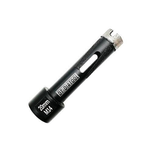 DT-DIATOOL Broca de Diamante 20mm Sierra de Agujero Soldado con Láser para Hormigón Granito Mármol Piedra