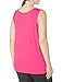 JUST MY SIZE Womens Cooldri Performance Scoopneck Tank-top-and-cami-shirts, Amaranth, 4X US
