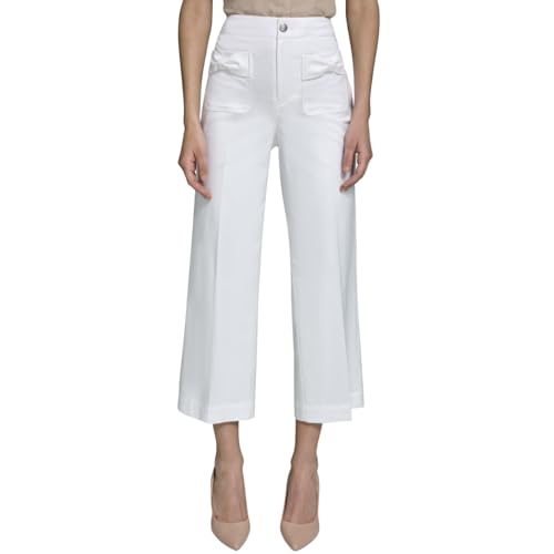 KARL LAGERFELD Paris Women's Bow Pant Dainty Trendy Feminine Pant,
