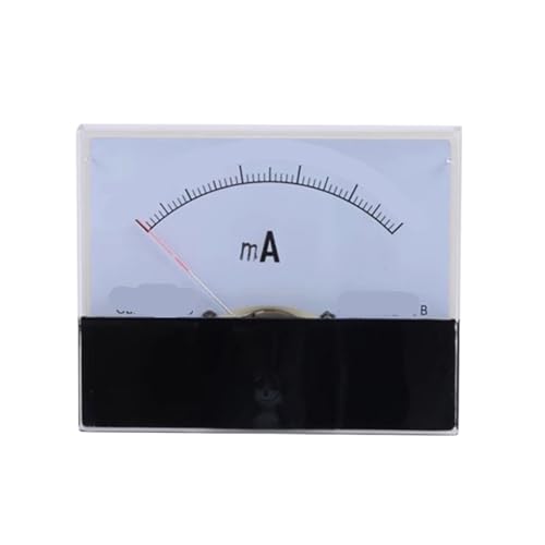 Ampèremètre 44C2 cadran 80x100mm haute visibilité pour courant 100mA