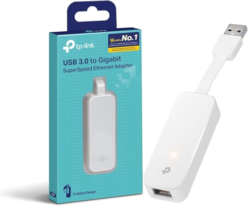 TP-Link UE300 USB auf Ethernet Adapter, USB 3.0 zu RJ45 1000Mbps Ethernet LAN Netzwerkadapter,...