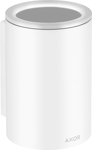 hansgrohe AXOR Universal Circular Zahnputzbecher, 42804700, Farbe: Mattweiß