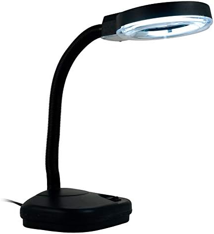 WF-200: WiFi Camera Hidden in Lighted Magnifier, Flexible Gooseneck Desk Lamp for Close Works, Crafts, Hobby, Painting with P2P Remote Viewing, Recording and Notification. image 5