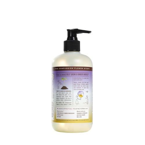 Image of Mrs. MEYER'S Clean Day Liquid Hand Soap 4 Pack Variety, Lemon Verbena, Lavender, Basil, Compassion Flower, 12.5 OZ Each, 1 CT