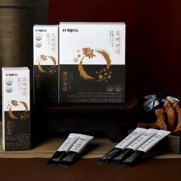 [HEBLIS] Korean Black Ginseng and White Platycodon, Asian Panax Ginseng Extract, Energy Supplements, Immune Support, Ginseng Honey Sticks - Image 2