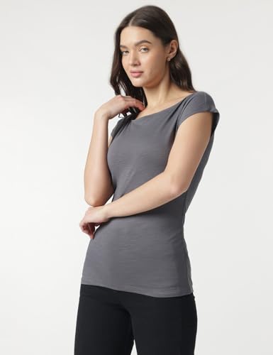 Image of Marks & Spencer Women Cotton Solid Regular Fit Blouse