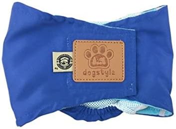 GlobalNiche® Blue, XL: Puppy Pet Male Dog Physiological Pants Sanitary Underwear Belly Band Cotton Diaper