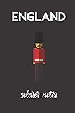  ENGLAD SOLDIER NOTES: small lined England Notebook / Travel Journal to write in (6\'\' x 9\'\') 120 pages