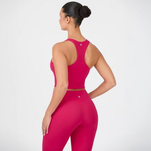 Image of YITTY Active Sports Bra Tank, Tank Top for Women with Built-in Bra, Racerback, Removable Cups, Low-Impact Yoga and Gym