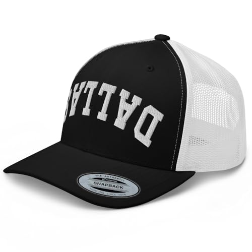 Gorra Trucker Ajustable Negra y Blanca miniatura 1