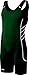Asics Men's Unrestrained Wrestling Singlet (Forest/Black)