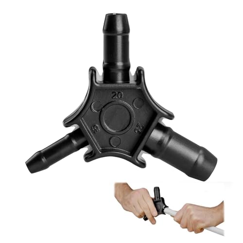 Abocardador Multicapa para Tubería, Escariador Multicapa Diámetros 16-20-25 mm, Abocardador y Desbarbador con Mango Ergonómico, Herramienta Múltiples Diámetros para Tratamiento Tubos PEX-AL-PEX, Negro